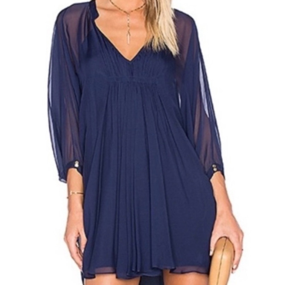 Diane von furstenberg blue dress